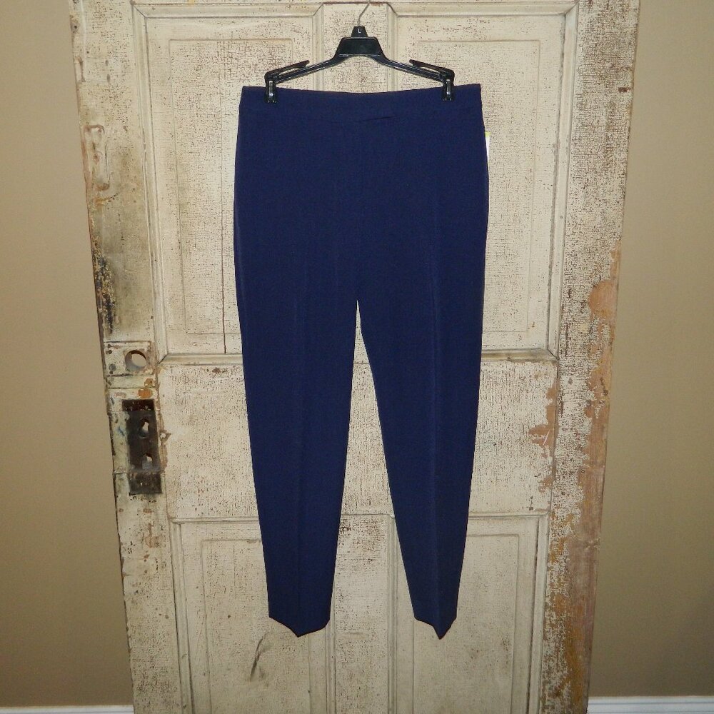 Anne Klein Dress Pants Breton Blue Size 4 (K-13)